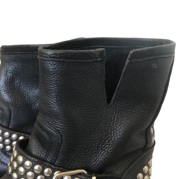 Steve Madden studded leather combat boots - Picture 4 of 13
